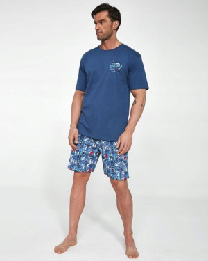 Piżama Męska Cornette M Blue Dock 2 326 Xl