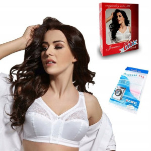 Biustonosz Viki 577 Joanna sexy miękki biały 105F