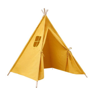 Namiot Domek Tipi Teepee Wigwam Dla Dzieci 120x120x160 Cm Miodowy