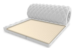 Materac nawierzchniowy 200x200 nakładka LATEX topper