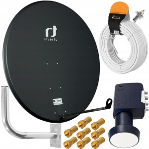 Czasza Satelitarna Antena Inverto 100 Zestaw Quad