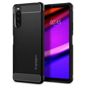 Etui SONY XPERIA 10 IV Spigen Rugged Armor Matte czarne
