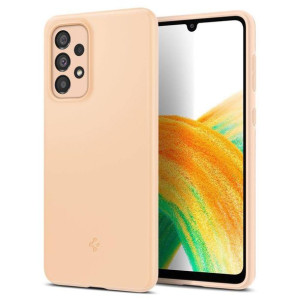 Etui SAMSUNG GALAXY A33 5G Spigen Thin Fit Cotton Peach pomarańczowe