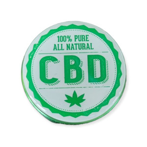 Młynek do suszu 4-częściowy nadruk CBD THC aluminiowy