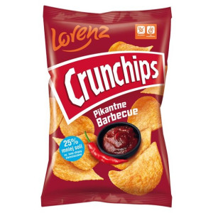 Crunchips Chipsy ziemniaczane pikantne barbecue 140 g