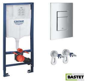 GROHE Rapid SL Stelaż + Przycisk CHROM +wspor