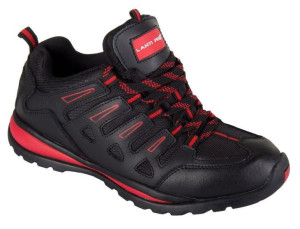Półbuty skóra oxford czarno-czerwone SB SRA Lahti Pro L30402 43