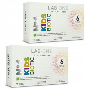 2 x N°1 KIDSbiotic, Lab One