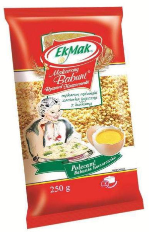 Eko Mak Makarony Babuni zacierka jajeczna 211 250g
