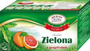 Malwa Herbata Zielona z grejpfrutem 40 g (20 x 2 g)