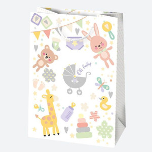Torebka Prezentowa Dla Dziecka Oh Baby 23x32x11 Cm