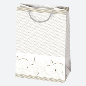 Torba Prezentowa Kropki Ornament 23x32x11 Cm