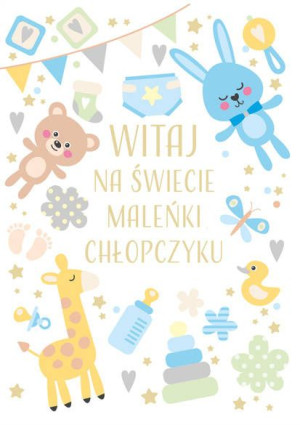 Kartka Okolicznościowa Z Okazji Narodzin Chłopca