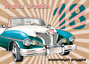 Kartka Z Okazji 18 Urodzin Samochód Ekologiczna