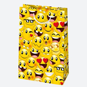 Torba Prezentowa Emoji Emotki 16x24x7 Cm