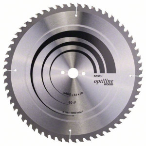 Bosch Piła tarczowa T Optiline Wood 400x3,5x30, 60 Zębów