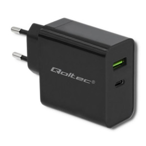 Qoltec Ładowarka Sieciowa 42w | 5-20v | 2.25-3a | Usb Typ C Pd | Usb | Czar