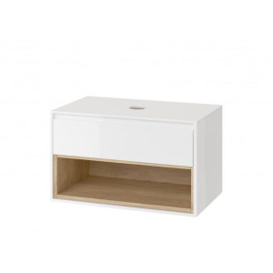 EXCELLENT TUTO szafka pod umywalkę 80cm biała/dąb MLEX.0102.800.WHBL