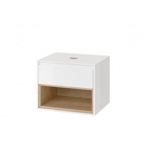 EXCELLENT TUTO szafka pod umywalkę 60cm biała/dąb MLEX.0102.600.WHBL