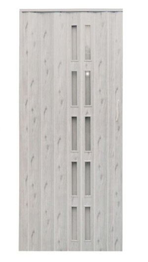 Drzwi Harmonijkowe 005s Dąb Alaska Mat - 80 Cm