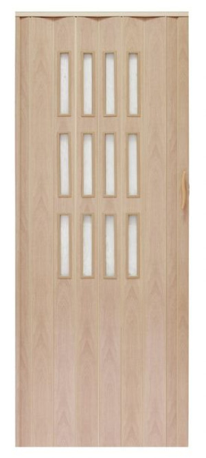 Drzwi Harmonijkowe 001s Dąb Sonoma Mat - 80 Cm