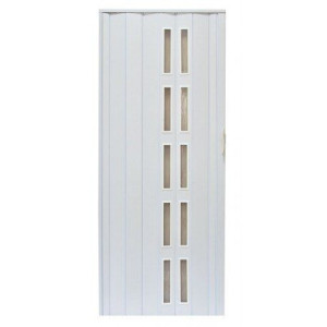 Drzwi Harmonijkowe 005s Biały Mat - 80 Cm