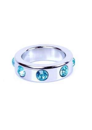 Pierścień Erekcyjny na Penisa - Blue Diamonds Medium