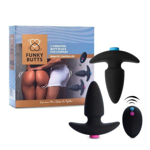 Zestaw Korków Analnych z Wibracją Funky Butts