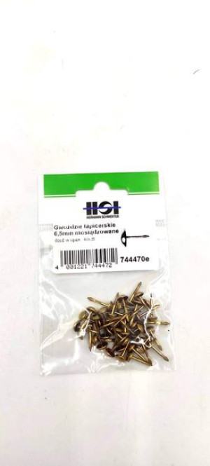 Gwoździe tapicerskie mosiądzowane 6,5mm