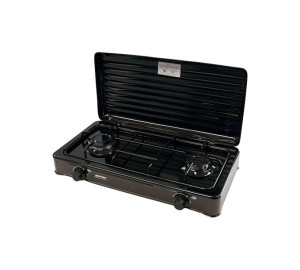 Kuchenka Gazowa Smile KN-02/1KB (dwupolowa 4300W czarna)