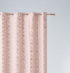 Zasłona GLAMMY  Dusty Pink 140x250