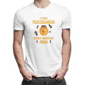 Koszulka prezent dla pszczelarza pszczoła najlepszy miód