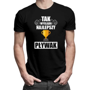 Prezent dla pływaka najlepszy pływak koszulka