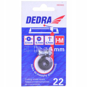 Dedra Kółko Tnące Do Maszynek Ręcznych Do Glazury 22/6,1mm Ded002