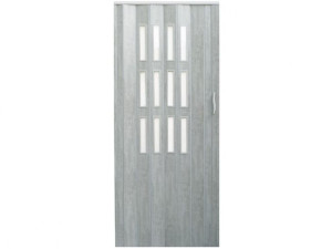 Drzwi harmonijkowe 001S BETON MAT - 80 cm