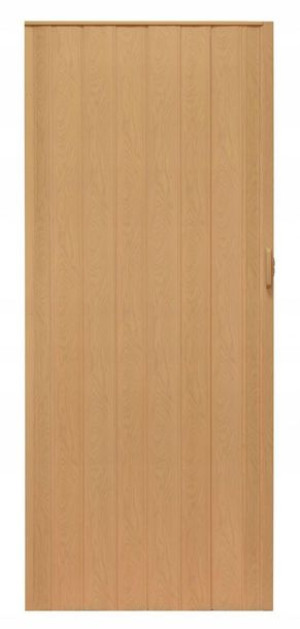 Drzwi harmonijkowe 004-100-02 jasny dąb 100 cm