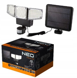 Lampa solarna ścienna potrójna LED 1000 lm 99-089