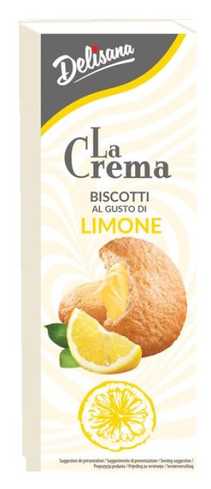 Delisana La Crema ciastka kruche z kremem cytrynowym 150g