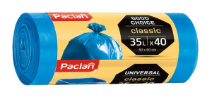 Worki Na Śmieci Paclan Classic 35l 40sz Niebieskie
