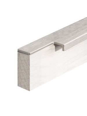 Uchwyt meblowy krawędziowy Highway, inox stal szczotkowana, 346mm