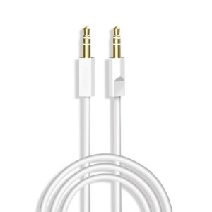 Dudao Kabel Aux Mini Jack 3.5mm 1m 3 Polowy Stereo Biały (l12s White)