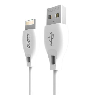 Dudao Przewód Kabel Usb / Lightning 2.4a 1m Biały (l4l 1m White)