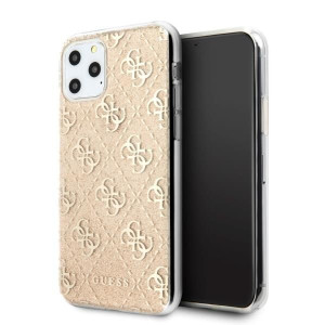 Guess Guhcn65pcu4glgo Iphone 11 Pro Max Złoty/gold Hard Case 4g Glitter
