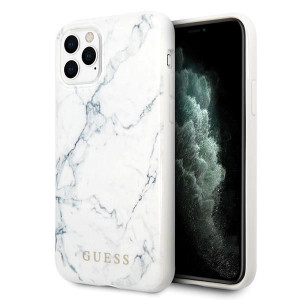 Guess Guhcn65pcumawh Iphone 11 Pro Max Biały/white Marble