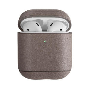 Uniq Etui Terra Airpods 1/2 Gen. Genuine Leather Beżowy/beige