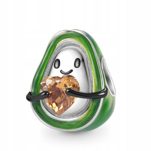 GNOCE - Charms Avocado Embraces Heart Gemstone