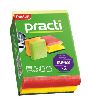 Gąbki Do Naczyń Paclan Practi 2 Szt
