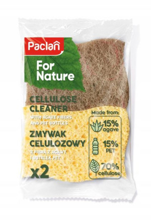Gąbka naczyń zmywak biodegradowalna Ekolgiczny x2