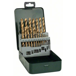 Bosch Zestaw wierteł do Metalu HSS-TIN 19 Szt. 1-10mm