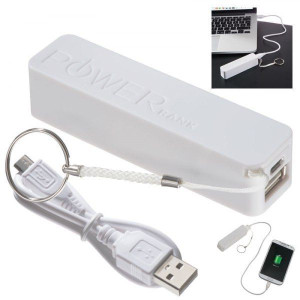 Power bank plastikowy 2200mAh (zewnętrzny akumulatorek)
